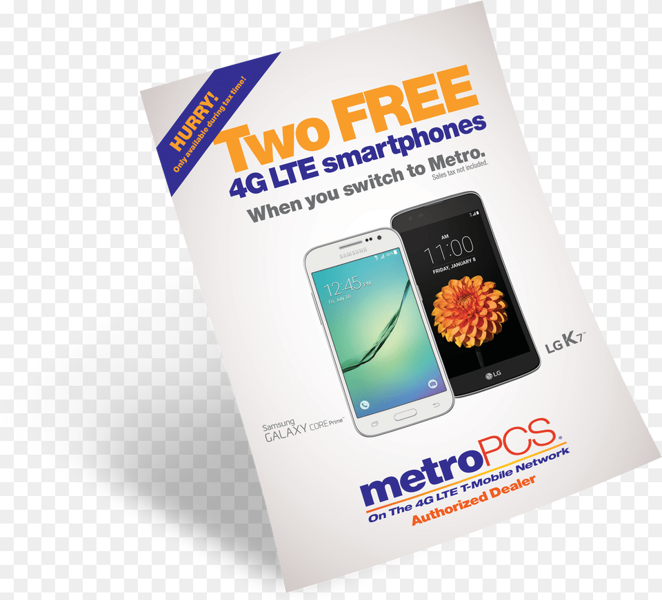 Mockup New With No Background Metro Pcs, Advertisement, Electronics, Phone, Poster Png Image