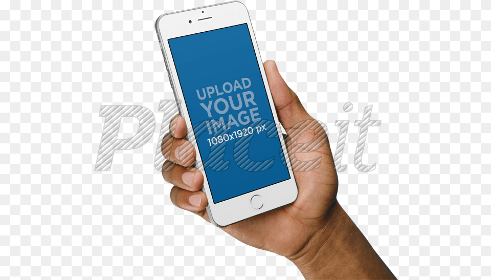Mockup Of An Iphone 6 Plus Being Held By A Man Iphone, Electronics, Mobile Phone, Phone, Person Png