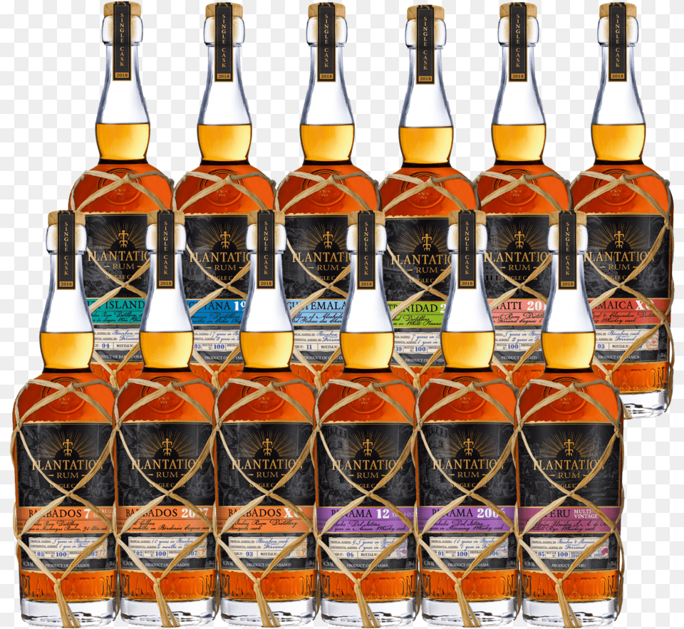 Mockup Single Cask Gamme 2018 Website 12 Plantation Rum Single Casks, Alcohol, Beverage, Liquor, Whisky Png Image