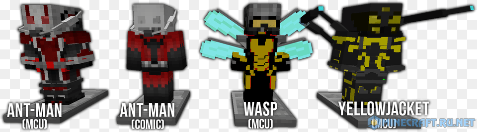 Mod Ant Man Minecraft, Person, Toy Free Png