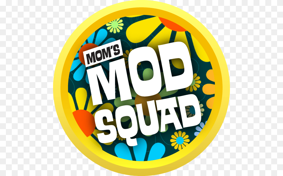 Mod Squad Badge, Sticker, Logo, Disk, Symbol Png Image