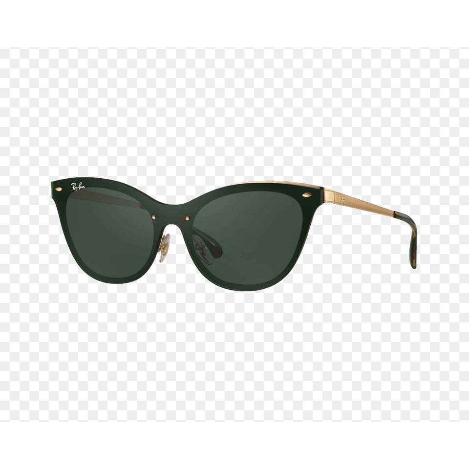 Mode Lifestyle Rayban Ray Ban Blaze Cat Eye Dor Vert Sunglasses, Accessories Png Image