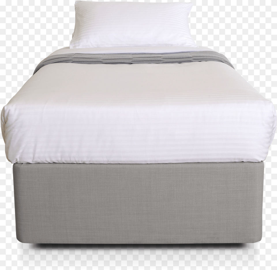 Mode Light Grey Single Base Mattress, Furniture, Bed Free Png Download