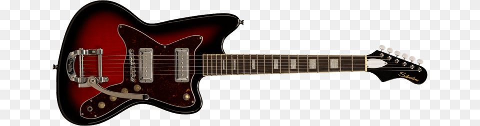 Model 1423 1478sb Guitar Silvertone Classic 1478 Electric Guitar Red Burst, Bass Guitar, Musical Instrument, Electric Guitar Free Png