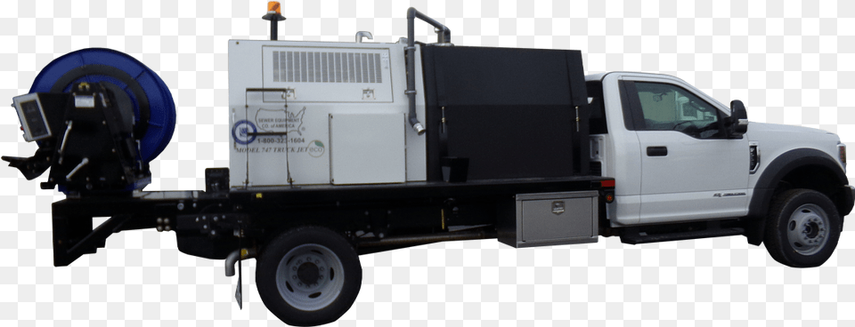 Model 747 Jetter Truck Sewer Equipment Co Ford F, Transportation, Vehicle, Machine, Wheel Png Image