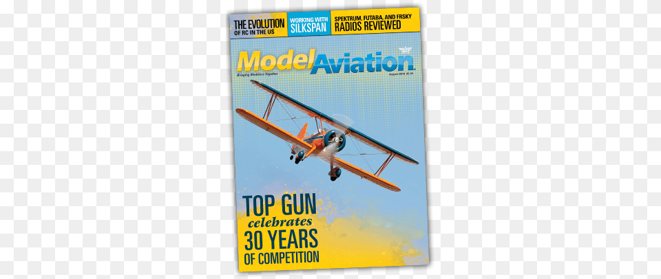 Model Aviation Magazine Cover 70 Anniversary, Advertisement, Poster, Aircraft, Airplane Free Png Download
