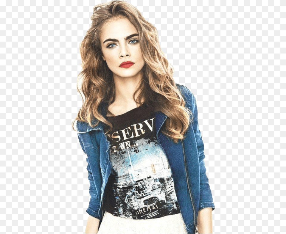 Model Cara Delevingne And Cara Image Dara Delevingne, Clothing, Coat, Pants, Jacket Png