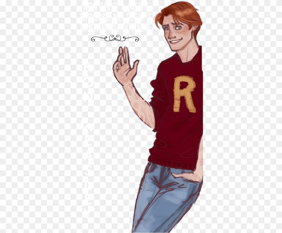 Model Image Graphic Image Ron Weasley Fan Art, Adult, Publication, Person, Female Free Transparent Png