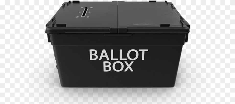 Model On Ballot Box Png Image