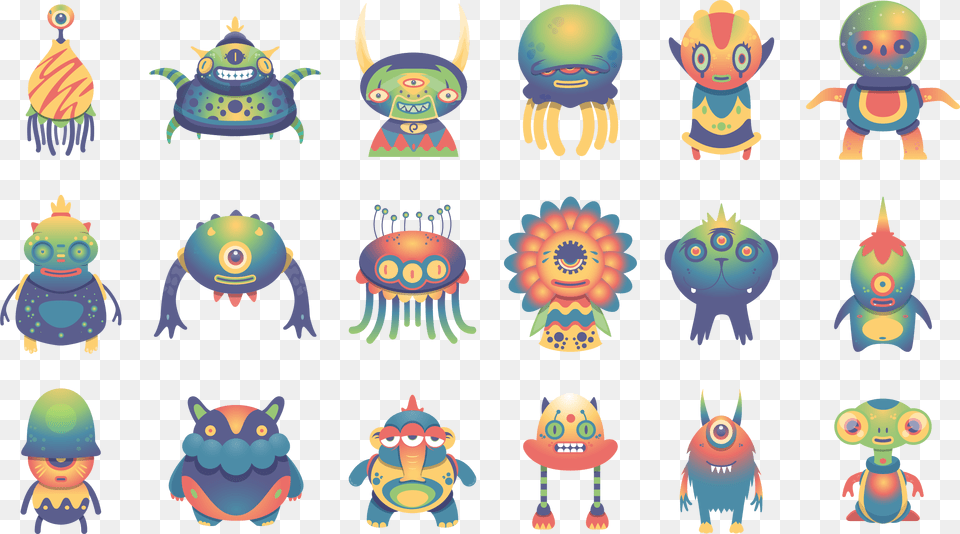 Model Sheets Cute Monster, Toy, Person, Baby, Animal Free Png