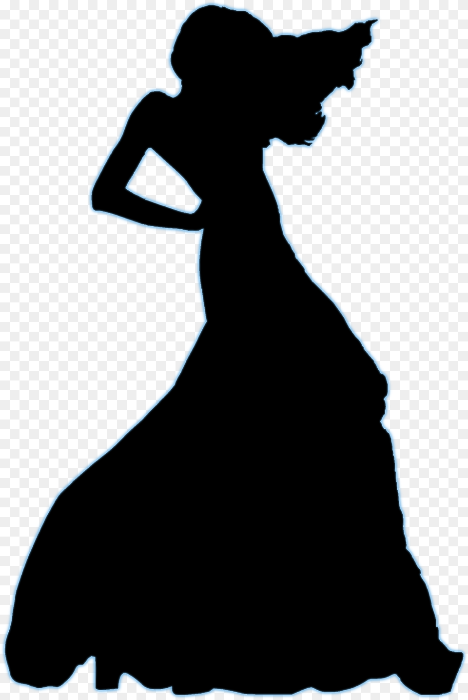 Model Silhouette Image Fashion Model Pose Silhouette, Clothing, Dress, Formal Wear, Gown Png