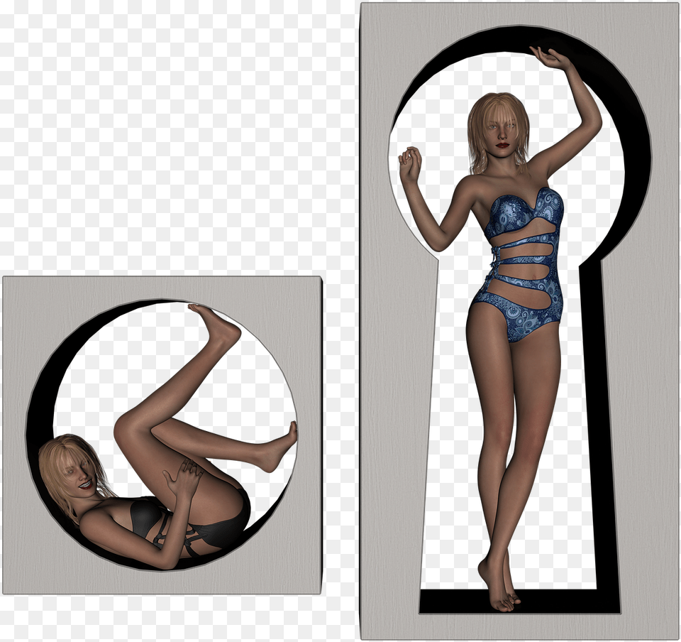 Model Swimsuit Bikini Illustration, Adult, Swimwear, Person, Hand Png