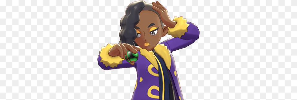 Model Trainer Class Bulbapedia The Communitydriven Pokemon Sword And Shield Beauty, Baby, Person, Face, Head Png