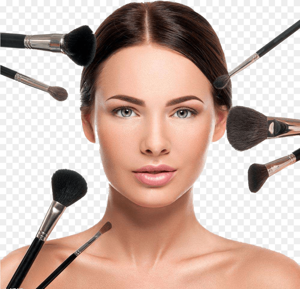 Model Vector Makeup Model For Make Up Brush, Adult, Person, Head, Female Free Png Download