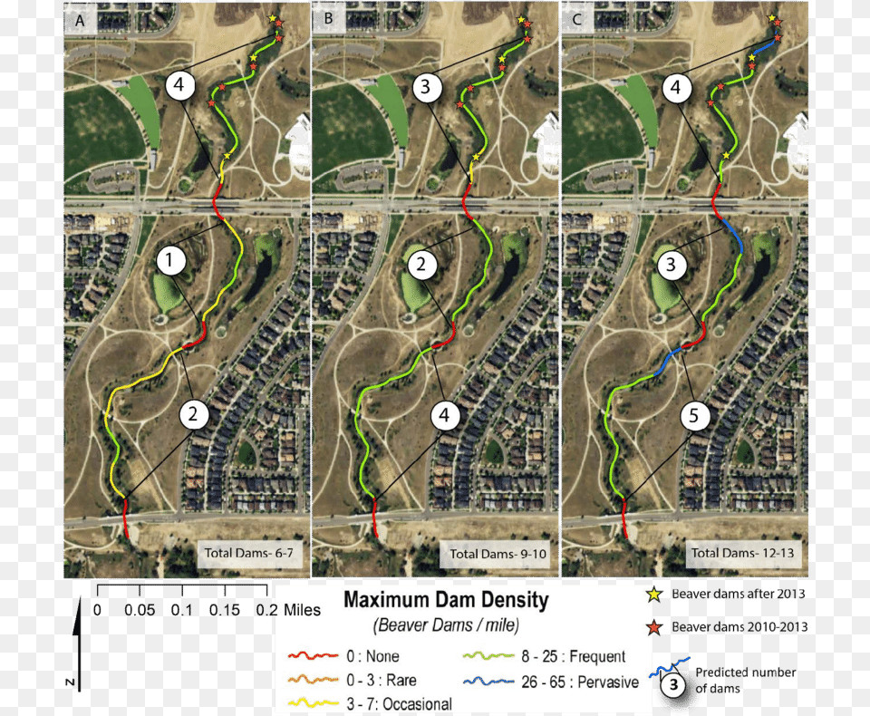 Modeled Capacity Of Westerly Creek To Support Beaver Plan, Neighborhood, Outdoors, Intersection, Road Free Transparent Png