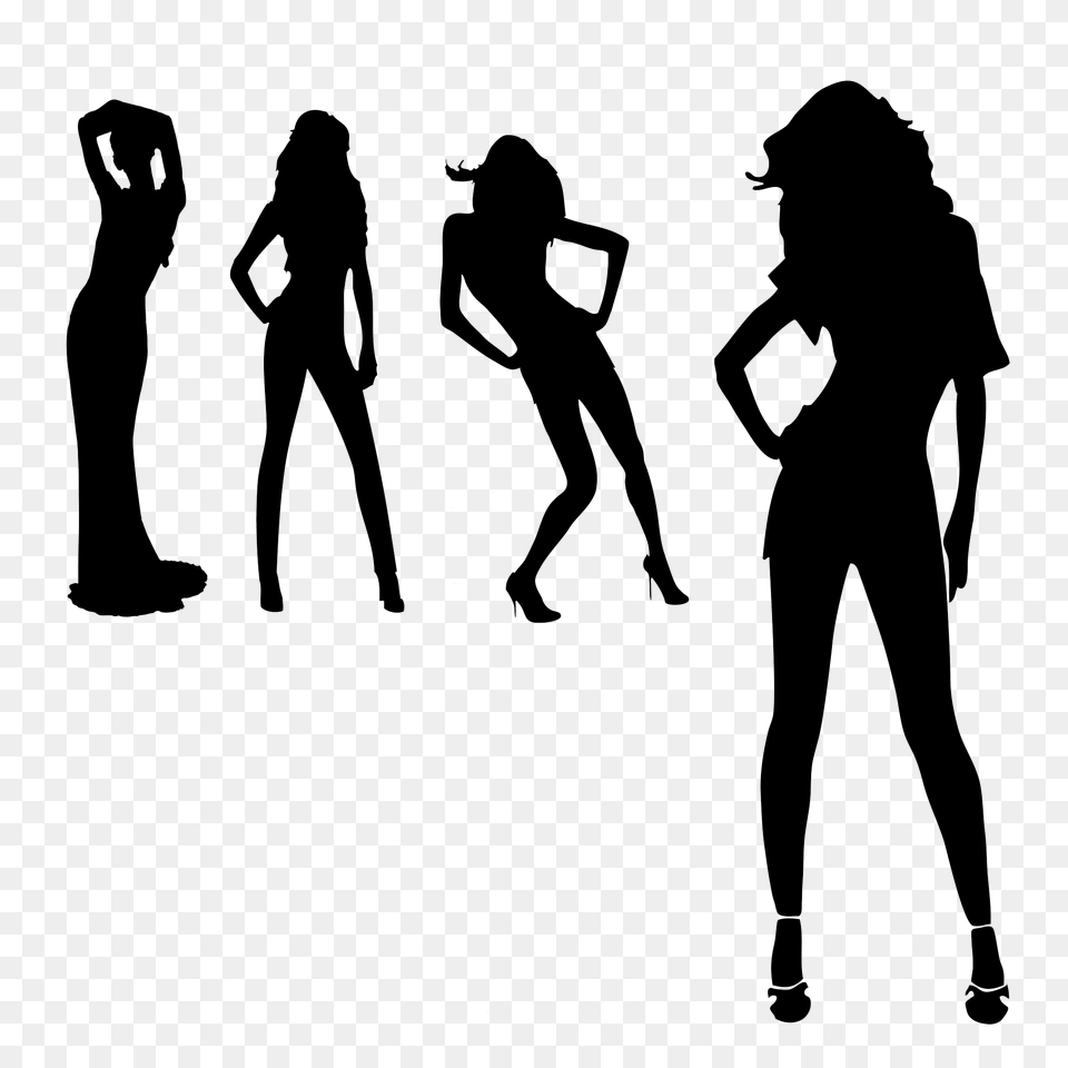Modelling Clip Art, Adult, Silhouette, Person, Woman Free Png Download