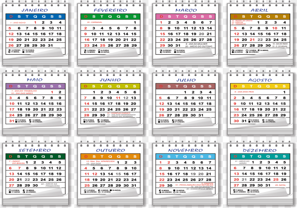 Modelo De Calendrio 2020, Calendar, Text Free Png Download