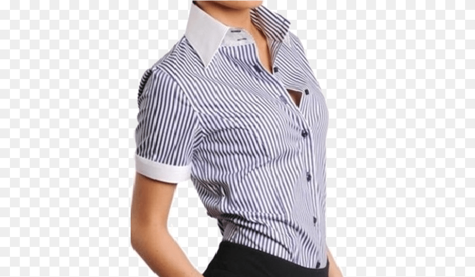 Modelo De Camisas Empresariales Para Dama, Blouse, Clothing, Dress Shirt, Shirt Png