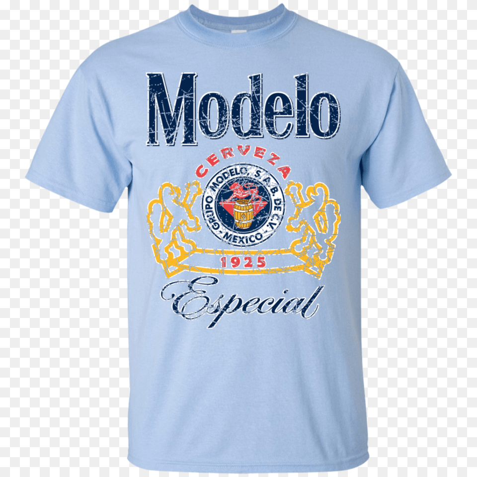 Modelo Especial Beer T Shirt Custom Designed Color Worn Label, Clothing, T-shirt Free Transparent Png