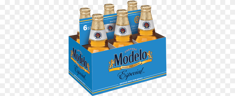 Modelo Especial Modelo Beer 6 Pack, Alcohol, Beer Bottle, Beverage, Bottle Free Transparent Png