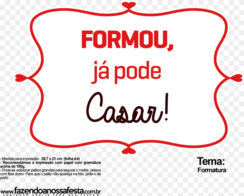 Modelo Plaquinhas, Text Free Png Download