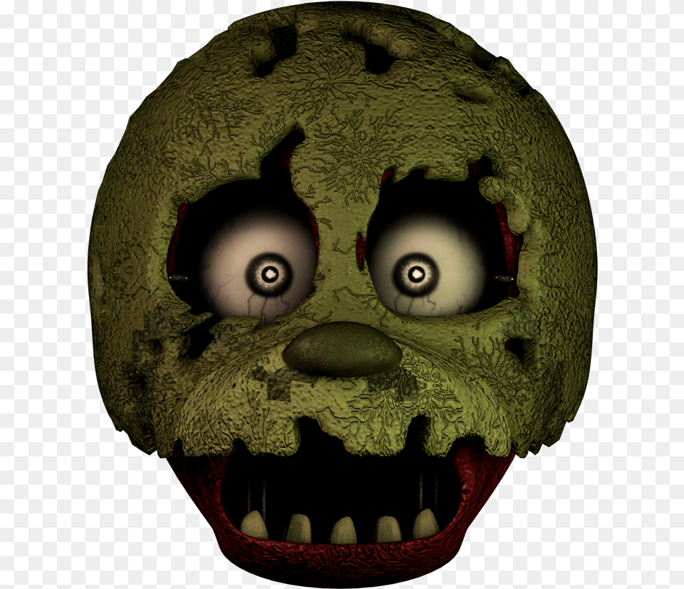 Modelstylized Springtrap Skull Free Png