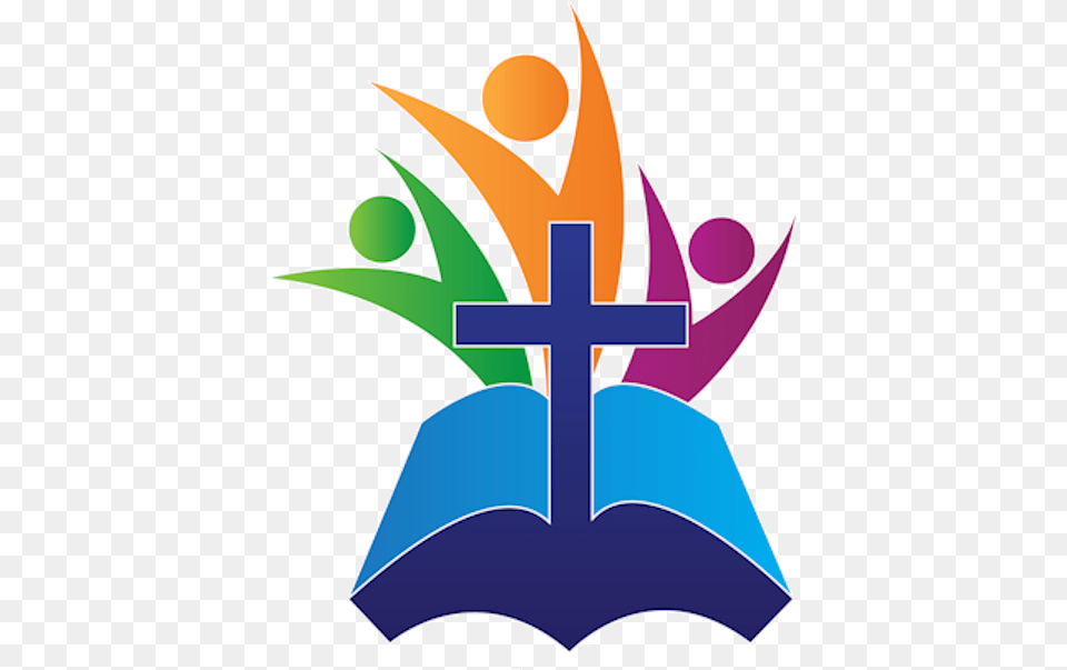 Moderator Logo Church People Bible Cross Clipart Full Bible Cross Clip Art, Symbol Free Png Download