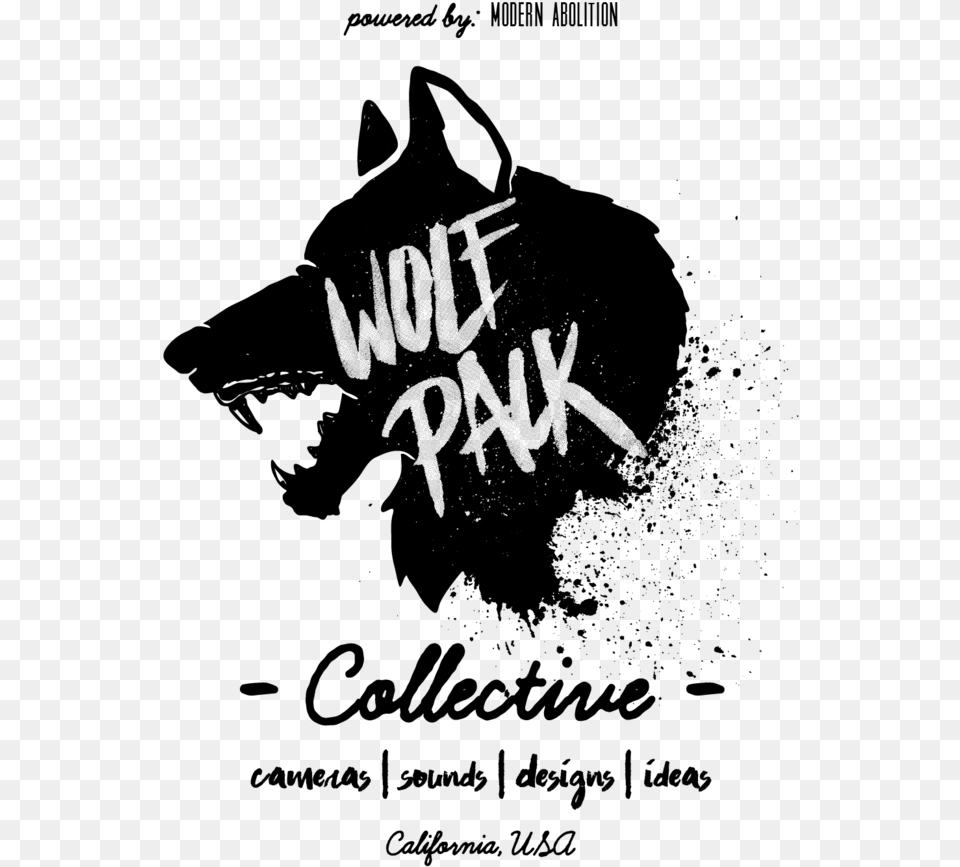 Modern Ab The Wolf Pack Collective Poster, Gray Png