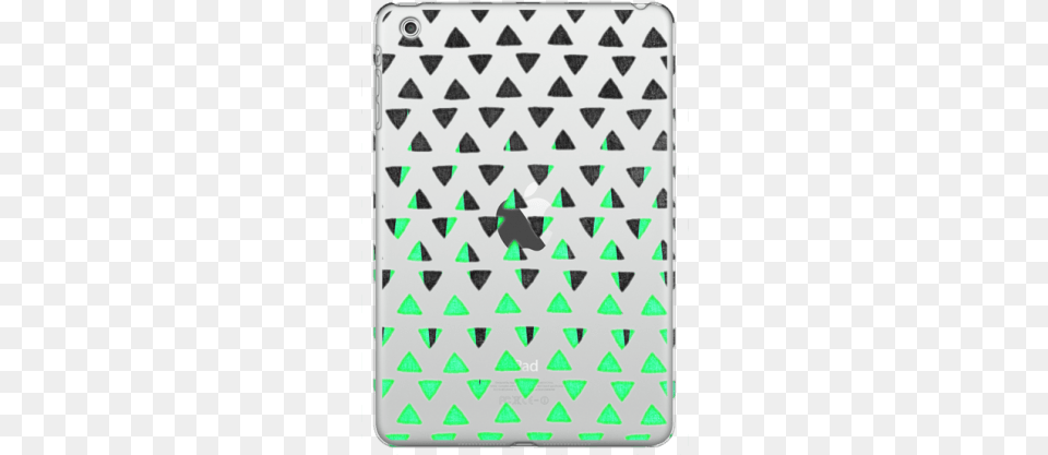 Modern Abstract Mint Green Black Triangles Pattern, Electronics, Mobile Phone, Phone Free Transparent Png