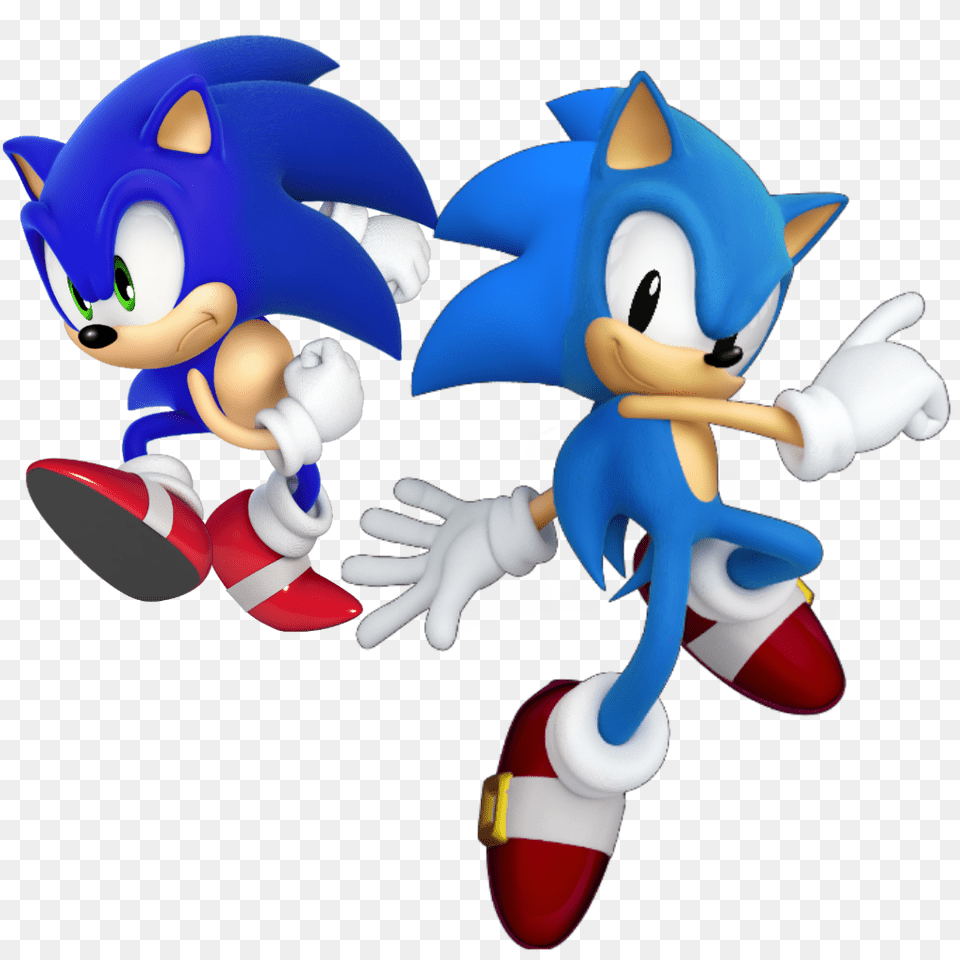 Modern And Classic Sonic But Seriously Cursed Sonicthehedgehog Free Transparent Png