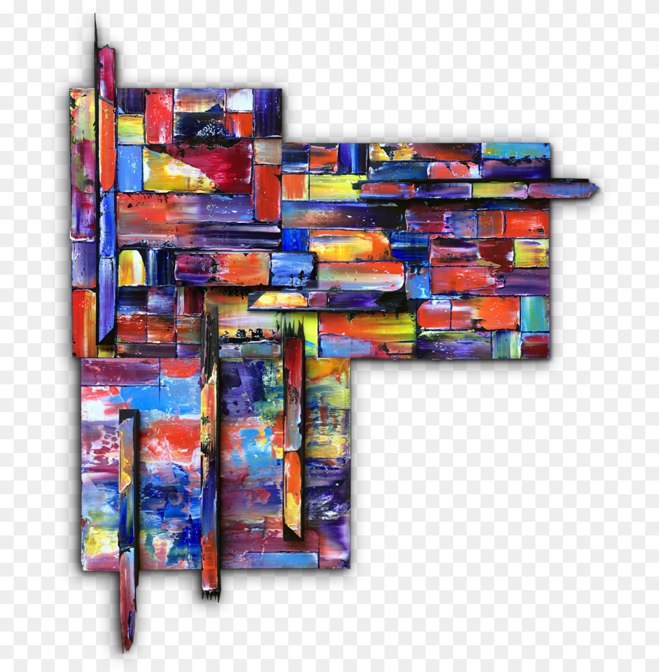 Modern Art, Canvas, Modern Art, Painting, Collage Free Png Download