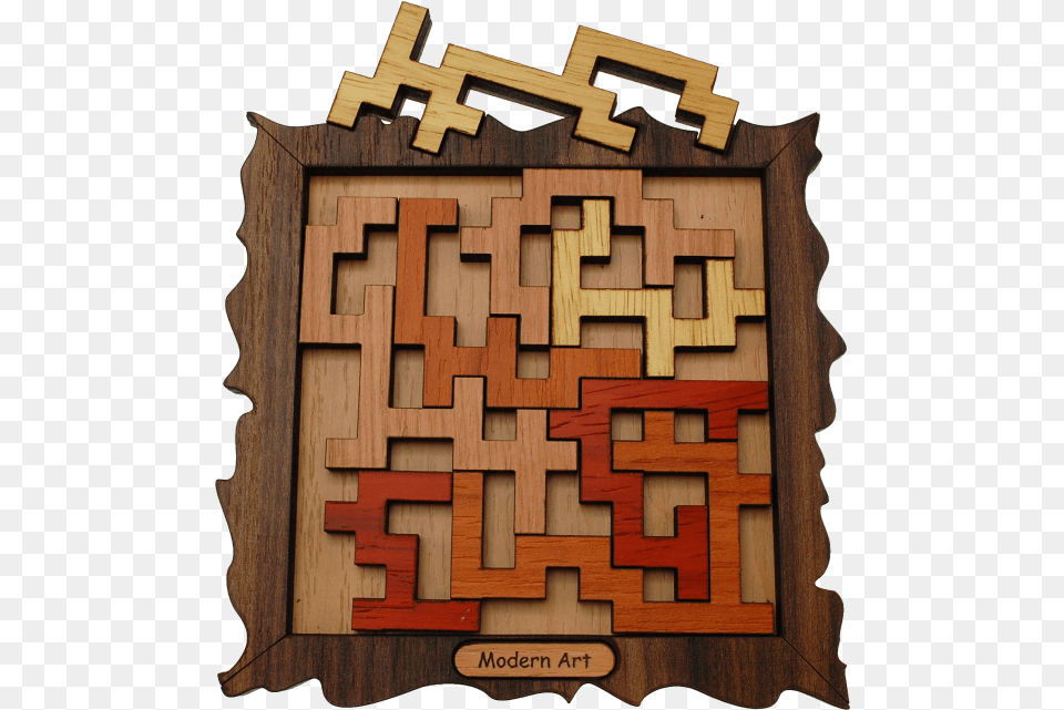 Modern Art Modern Art Wood Puzzle, Architecture, Building Png Image