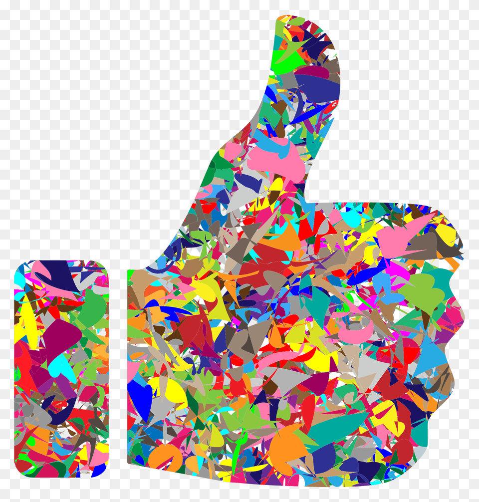 Modern Art Thumbs Up Clipart, Modern Art, Collage, Paper Free Png Download