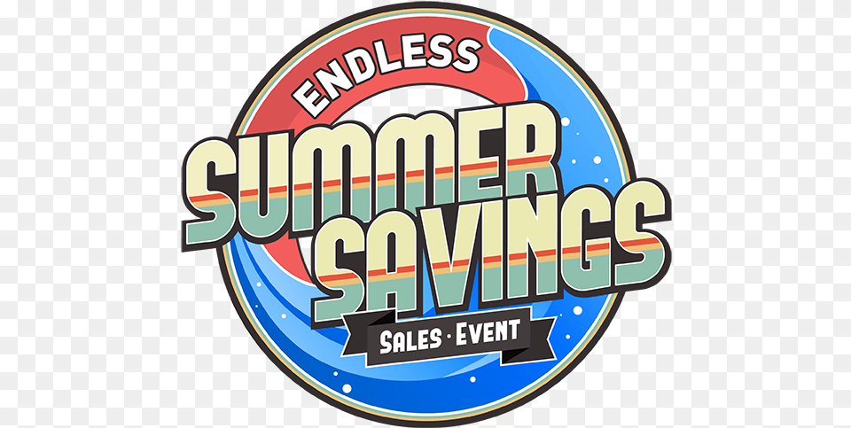 Modern Auto Sales Summer Savings Sales Event Label, Sticker, Logo, Food, Ketchup Free Transparent Png