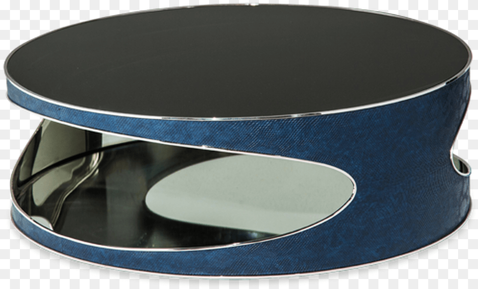 Modern Black Round Top Blue Metal Frame Cocktail Coffee Coffee Table, Coffee Table, Furniture Png