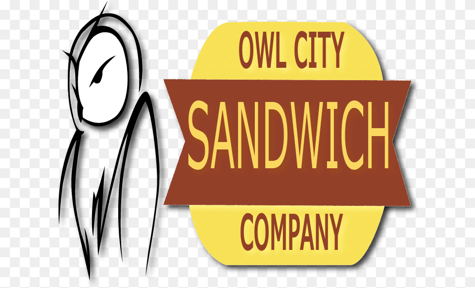 Modern Bold Nutrition Logo Design For City Owl Sandwiches Cartoon Free Png Download