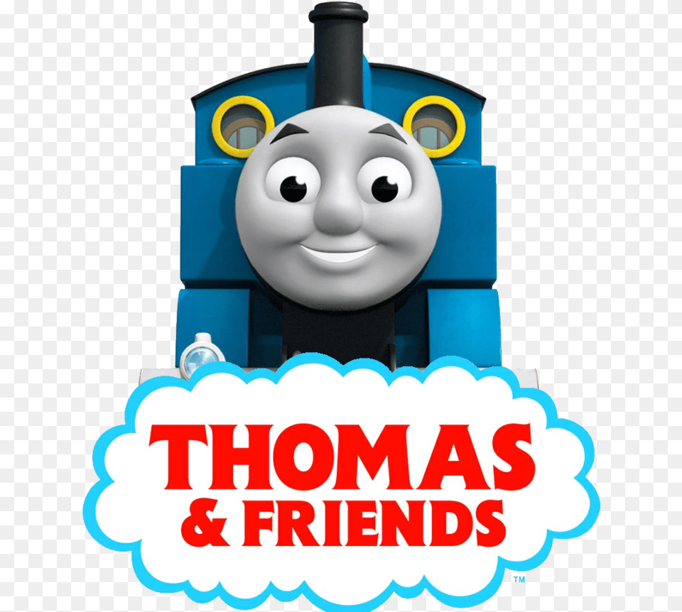 Modern Cgi Thomas Logo By Trainguy64 D7p4a8x Thomas And Friends Logo, Railway, Train, Transportation, Vehicle Free Png Download