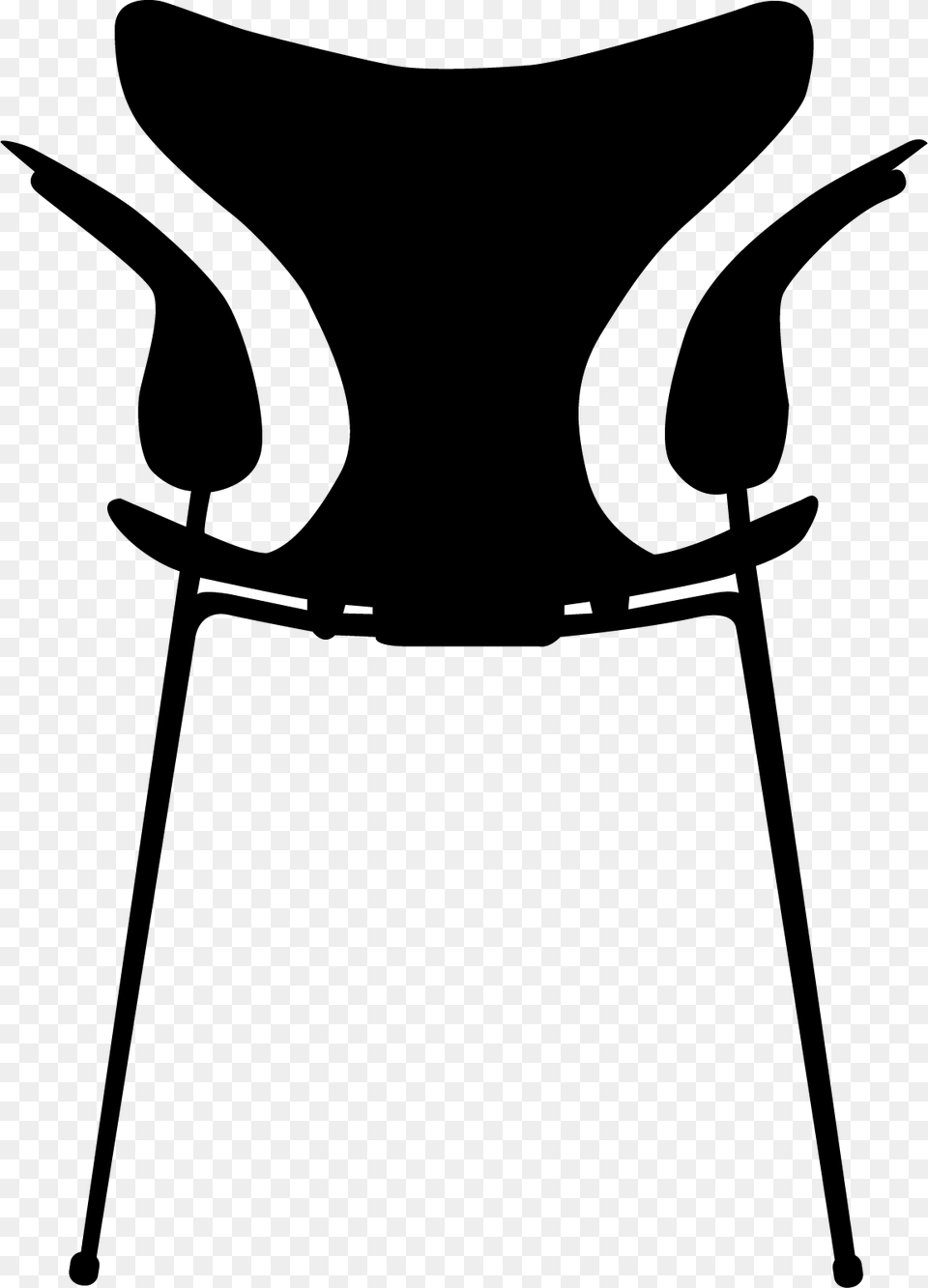 Modern Chair Design Vector, Furniture, Bow, Weapon, Silhouette Png