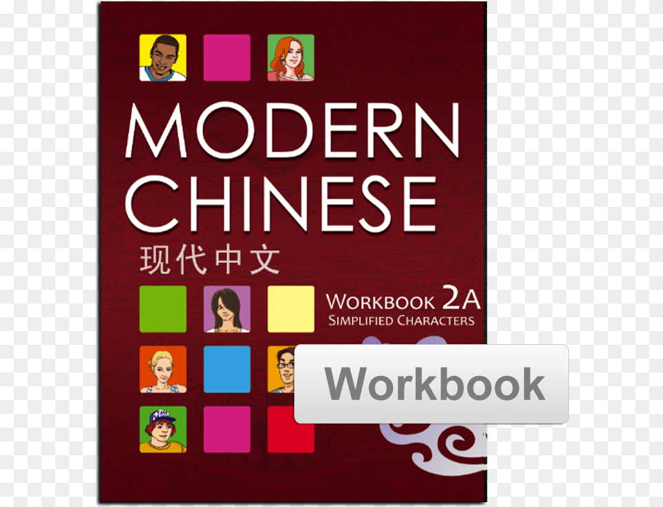 Modern Chinese Workbook Modern Chinese 1a 2nd Edition, Book, Publication, Advertisement, Person Free Png