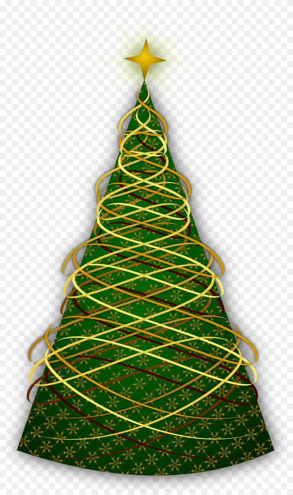 Modern Christmas Tree Elka V Vektore, Christmas Decorations, Festival Free Png Download