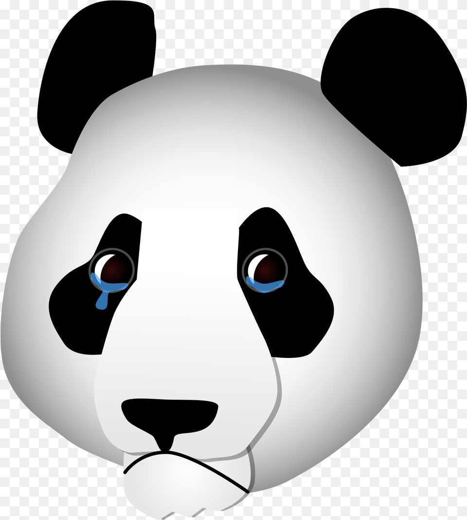 Modern Clip Art Sad Panda Cartoon Clipart Free Png Download