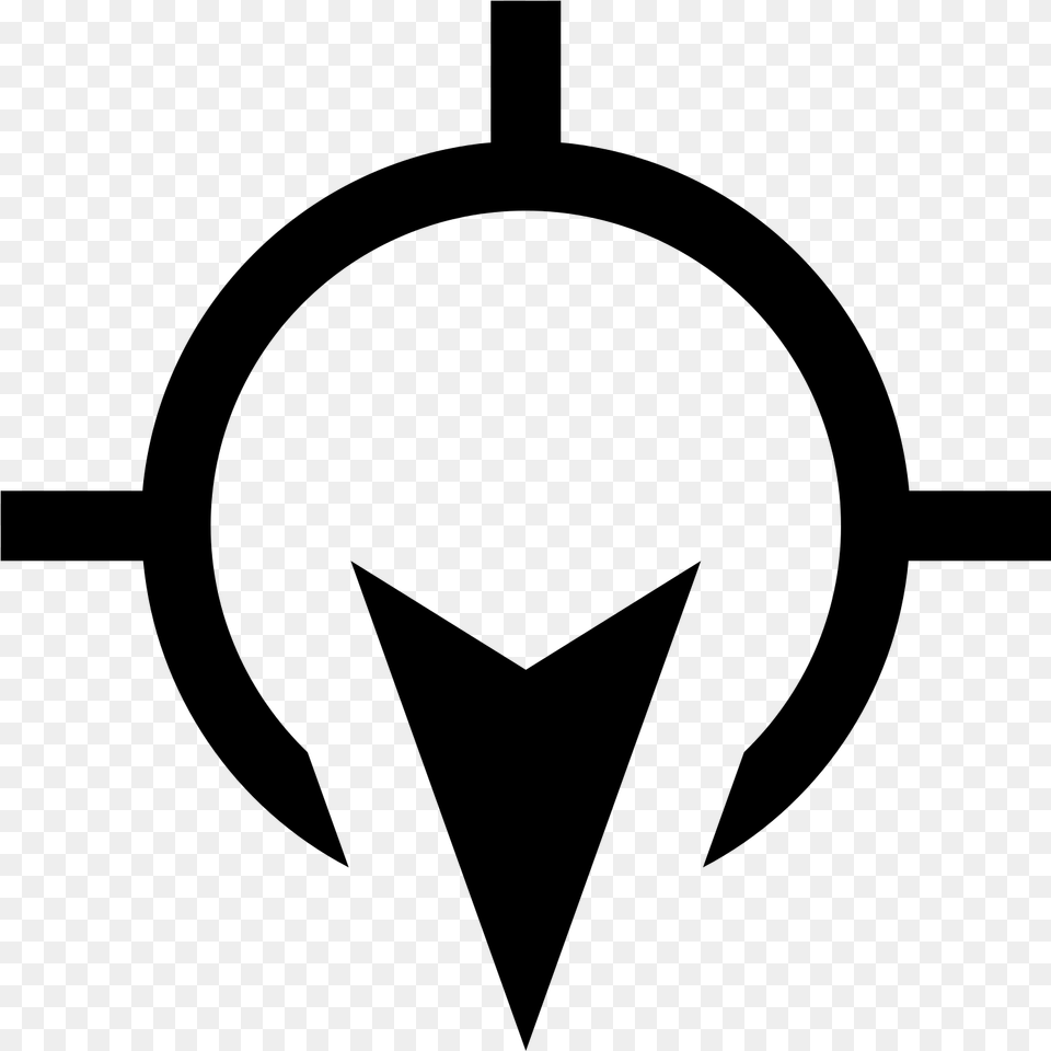 Modern Compass Near Me Icon, Gray Free Png Download
