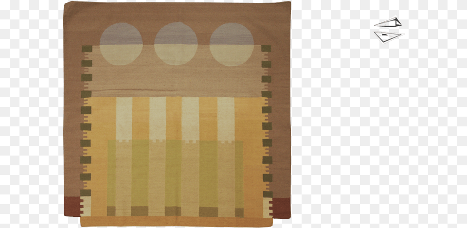 Modern Design Kilim Style Square Rug Plywood, Home Decor, Blackboard Free Png