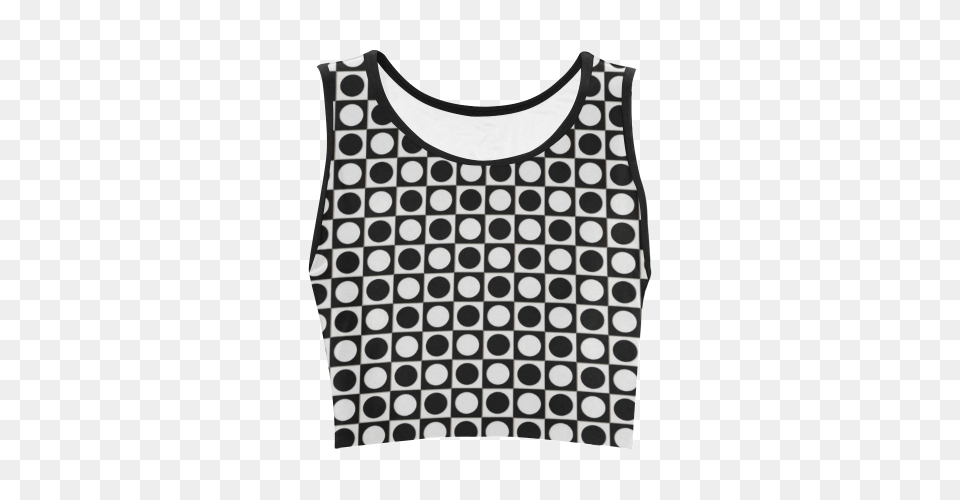 Modern Dots In Squares Pattern, Chess, Game, Clothing, Tank Top Png