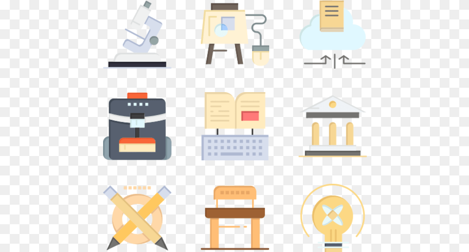 Modern Education And Knowledge Power, Chair, Furniture Free Png Download
