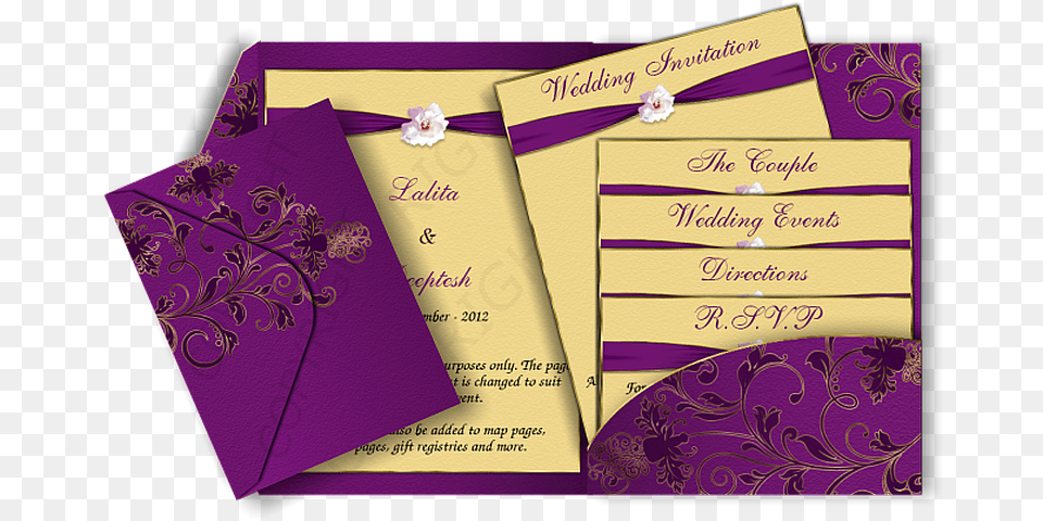 Modern Elegant Wedding Invitations Cards Indian Marriage Invitation Design, Envelope, Greeting Card, Mail, Text Free Transparent Png