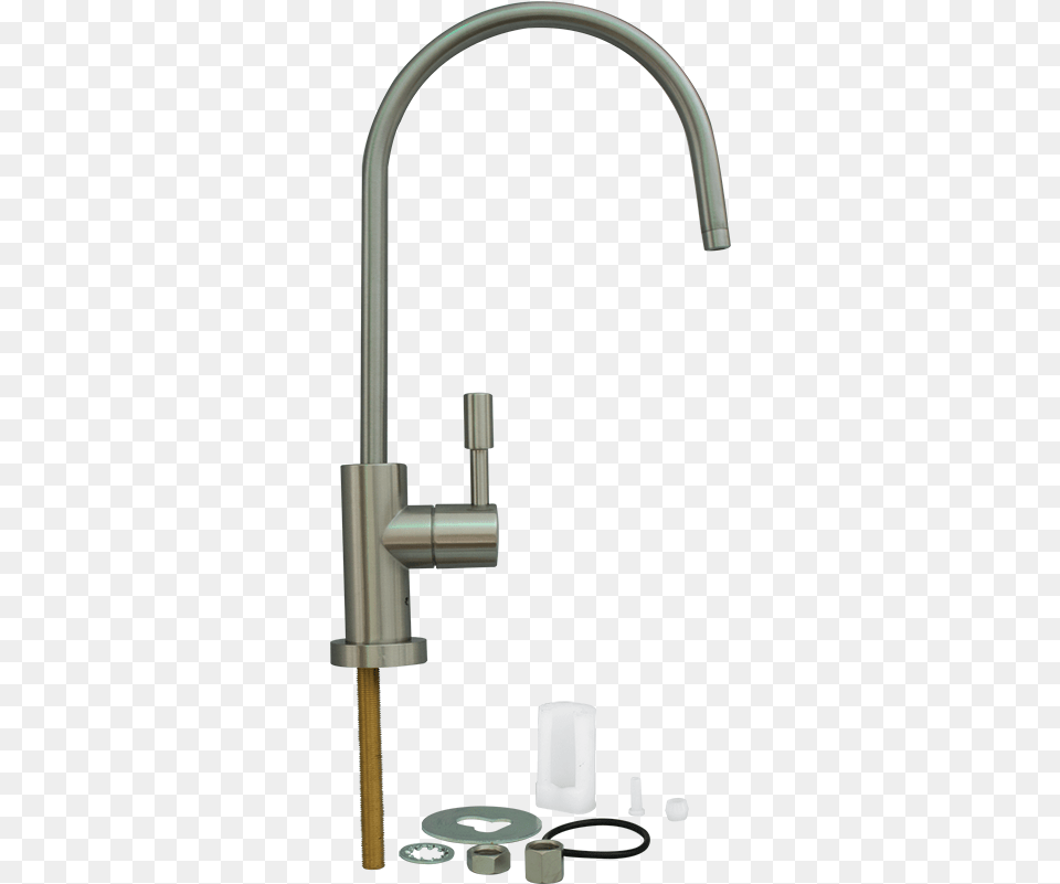 Modern Faucet Brushed Nickel Tap, Sink, Sink Faucet, Bathroom, Indoors Png Image
