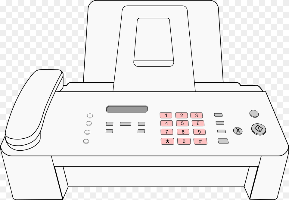 Modern Fax Machine Clip Arts Fax Machine Clip Art, Computer Hardware, Electronics, Hardware, Printer Free Png Download