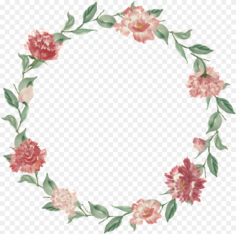 Modern Floral Garland Transparent Mart Flower Garland Logo, Carnation, Plant, Rose Png