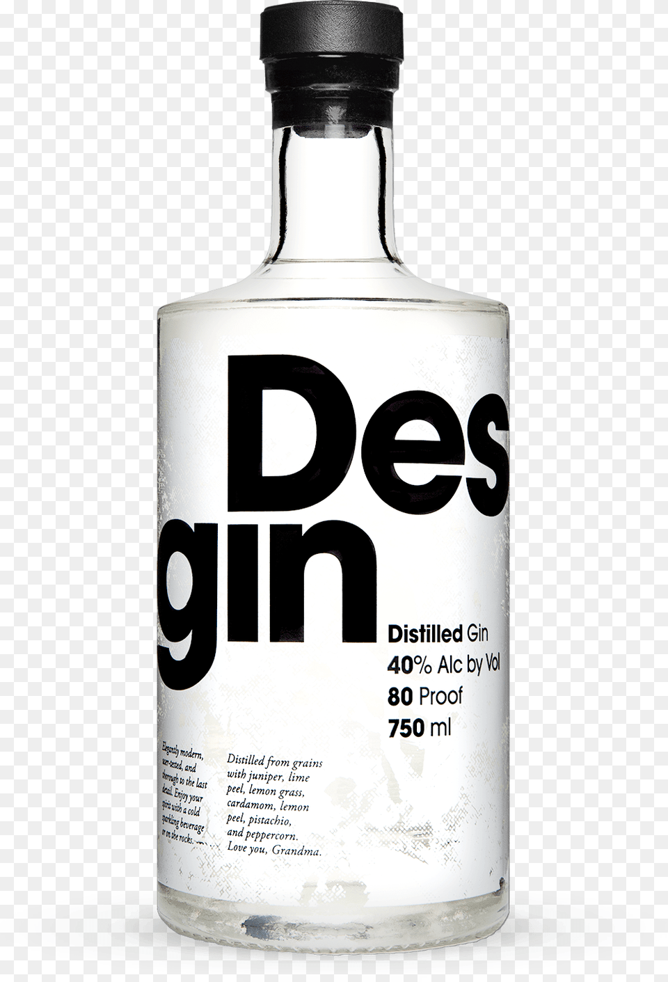 Modern Gin Design, Alcohol, Beverage, Liquor, Bottle Free Transparent Png